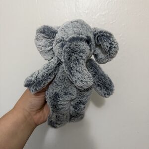 Aurora Elephant Plush Gray Stuffed Animal Bean Bag Soft Toy 9" Tampa Zoo Lowry